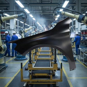 Nuevo Guardabarros Delantero Izquierdo Original OEM de Aluminio para Mercedes-Benz CLA250 W117 2013-2019 Número de Pieza de Repuesto 1178810101 - Product Image 1