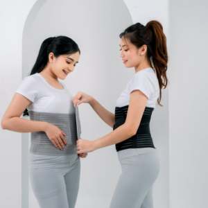 Personaliza tu Marca: Cinturón Elástico de Bambú y Algodón Ultrafino para Mejorar la Postura, Definir la Cintura, Transpirable y Lavable - Product Image 5