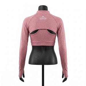 Bolero Corto Abierto por Delante de Manga Larga Ligero para Fitness y Gimnasio al por Mayor en Venta - Product Image 6