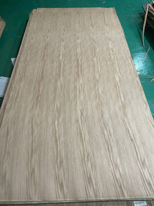 Lámina de Chapa de Roble Rojo Natural de 1300x2500 mm para Revestimiento de Superficies de Muebles, Suministro OEM - Product Image 5