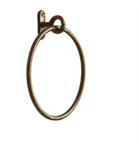 Durable Metal Towel Ring Circular Wall Mounted Rust Resistant Bathroom Storage Single Tier Towel Holder For Home Hotel Use - Product Image 5
