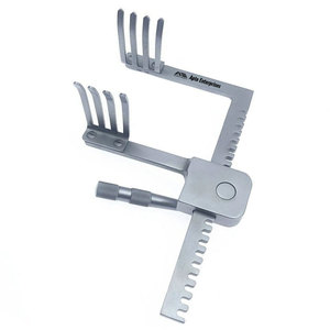 Rétracteur d'os de qualité supérieure distracteur manuel lombaire/côtes avec instrument chirurgical orthopédique de haute précision à 4 broches pour la colonne vertébrale - Product Image 5