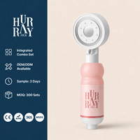 Pommeau de Douche Filtrant Parfum Rose Sauvage Vitamine C – Filtre Intégré Cinq Modes – OEM ODM Marque Privée – Salle de Bain