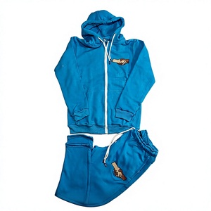 Conjunto Deportivo ARTIZ INTERNATIONAL de Alta Calidad para Hombre, 2 en 1, de Algodón Grueso con Forro Polar, con Logotipo Bordado en Aplique - Product Image 1