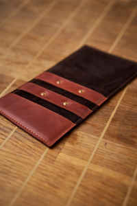 Porte-couverts en cuir véritable de luxe, écologique, robuste, confortable, fait main, organisateur de couverts, accessoire de salle à manger durable - Product Image 6