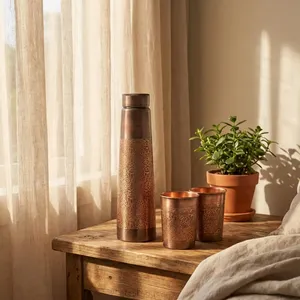 Botella de Cobre de Primera Calidad para Viajes, Gimnasio, Oficina, Actividades al Aire Libre e Hidratación Diaria, Disponible a Precio de Mayoreo - Product Image 5