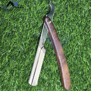 Navaja de Afeitar para Hombre, Maquinilla de Afeitar de Hoja Recta con Mango de Madera, Navajas de Afeitar Tradicionales Turcas - Product Image 2
