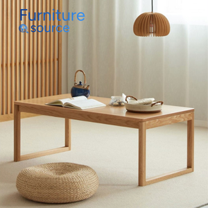Smart Choice Mesa de centro cuadrada moderna de madera maciza fuerte con acabado elegante para sala de estar Hotel Fabricado en Vietnam - Product Image 1