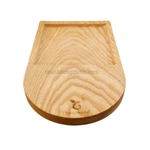 Bandeja de Servir Rectangular de Madera Hecha a Mano, Ecológica, con Divisiones, Apta para Lavavajillas y Microondas, Acabado sin Tratar, Más Vendida - Product Image 2