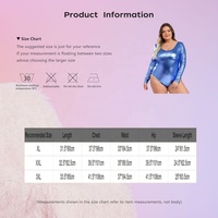 Body pour stage contemporain grande taille Costume de danse de scène Performance Wear Training Dancewear