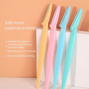 eyebrow razor 3pcs Eyebrow Trimmer Blade Shaver Portable <b>Face</b> Razor Eye Brow <b>Epilation</b> Hair Removal Cutter And Grooming - Product Image 3