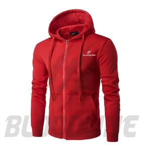 High Quality Blank Zipper Hoodie Jacket Streetwear Custom Cotton Zip Hoodie Knitted Heavyweight Regular Fit Zip up Hoodie - Product Image 1
