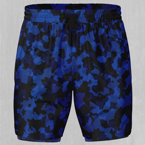 Shorts décontractés pour hommes 100 % polyester en maille respirante à séchage rapide avec cordon de serrage, impression par sublimation graphique personnalisée, taille haute - Product Image 4