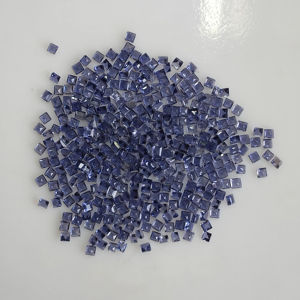 อิโอไลต์สีม่วงธรรมชาติ ขนาด 1.75 มม. ทรงสี่เหลี่ยมเจียระไนแบบสเต็ปคัท คุณภาพดีที่สุด พลอยหลวมพร้อมเอฟเฟกต์เพลโอโครอิก สำหรับทำเครื่องประดับ - Product Image 4