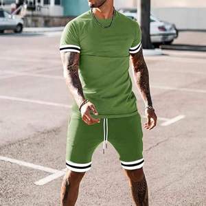 Jaffico International BlackHearted Streetwear Knitted <b>TShirt</b> Shorts Set Skull Print Crew Neck Summer Casual Unisex <b>White</b> Cotton - Product Image 1