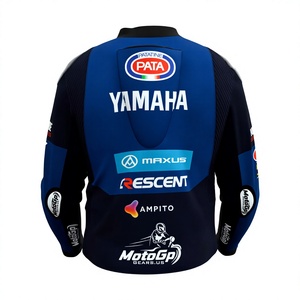 Jonathan Rea Ramaha SBK hecho a medida cuero de vaca perforado/chaqueta de carreras de cuero de canguro/chaqueta con joroba CE armaduras - Product Image 3