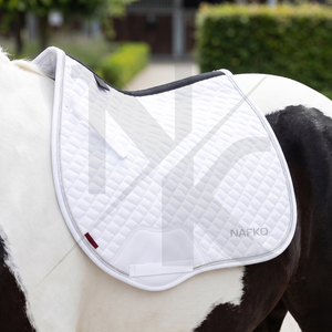 Tapis de selle à broderie personnalisée, nouveau design, avec support en maille respirante, matelassé et durable, équipement d'équitation, commandes B2B - Product Image 6