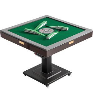 Mesa de Mahjong Plegable Automática con Fichas de 40 mm, 2 Juegos (164 Piezas), Estilo Montaña Rusa para Juegos de Azar - Product Image 1
