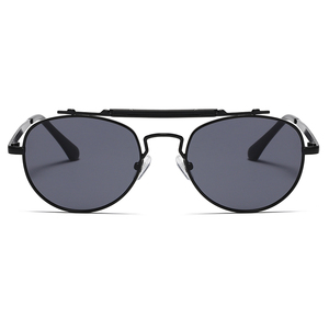 Nouvelles Lunettes de Soleil Rondes Vintage Double Pont en Métal de Haute Qualité 2026 avec Verres Anti-UV pour Hommes et Femmes, Idéales pour les Activités de Plein Air - Product Image 2