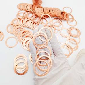 Fabricant de joints d'usine CFNAK Jeu de rondelles en cuivre de haute qualité, rondelles en cuivre avec kit d'assortiment d'anneaux plats, - Product Image 4