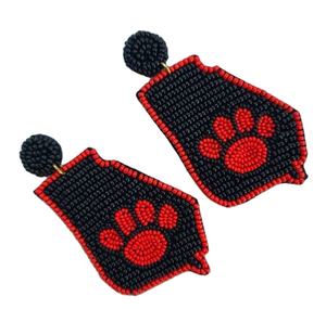 Mignon élégant travail manuel perlé broderie parapluie balancent boucle d'oreille avec élégant luxe fantaisie Top Designer dernière Premium pour fille - Product Image 5