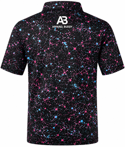 เสื้อยืดแขนสั้นผู้ชายแบรนด์ AMY ผ้าฝ้าย 100% ทรงปกติ รับสกรีนโลโก้ ขายส่ง - Product Image 2