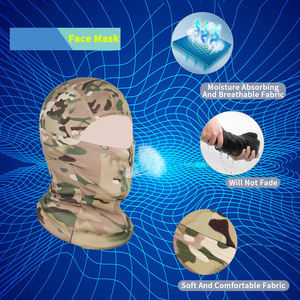 Balaclava d'été personnalisable pour cyclistes et coureurs, couleur unie avec étiquette privée, dernier design, anti-poussière pour usage quotidien - Product Image 3