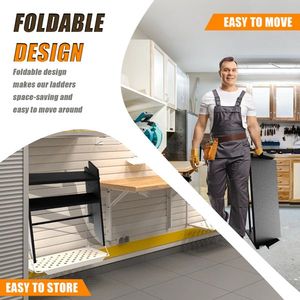 2-Step Foldable Non-Slip RV Interior Accessory Max Load 660lbs Hot Tub Steps Home with Durable Feets - Product Image 3