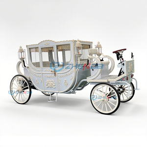 White Royal Horse Carriage Manufacturer/wedding Electric Vehicle Wagon/sightseeing Electric Horseless Carriage - Product Image 1