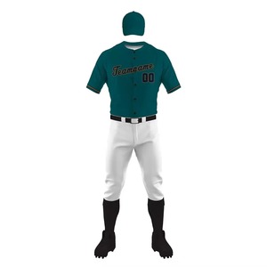 Wholesale Adult Size Top Trending Baseball Uniform Men 100% Polyester Breathable Quick Dry Custom Team Names/Numbers OEM - Product Image 1