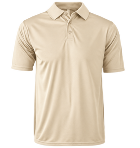 Polo à manches courtes pour homme, couleur unie, tricoté, séchage rapide, vêtements décontractés - Product Image 1