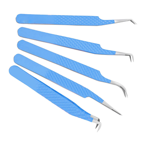 Fabricant et fournisseur qualifiés de pinces à extensions de cils, pinces à extensions de cils bleues sous votre marque, respectueuses de l'environnement - Product Image 4
