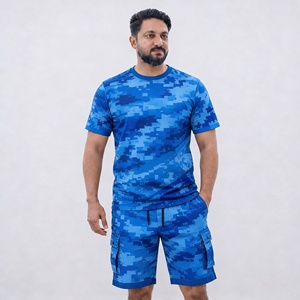 Conjunto de Camiseta y Pantalones Cortos Personalizados para Verano, Ropa Casual Personalizada para Eventos, Regalos, Venta al por Menor y Marca M - Product Image 1