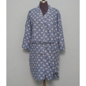 เสื้อคลุมสไตล์กิโมโนผ้าฝ้ายพิมพ์ลายดอกไม้ แขน 3/4 ทรงเข้ารูป ผ้าไหมพลิ้วไหว เหมาะสำหรับงานกลางคืน/งานทางการสำหรับผู้หญิง - Product Image 1
