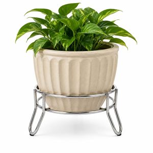 Soporte Redondo de Acero para Macetas, Resistente al Óxido, Soporte Gamla para Decoración de Interiores y Exteriores, Hogar, Jardín, Balcón - Product Image 4
