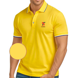 Polo pour homme Solid Trader, matière très douce, tissu respirant, style tendance, élégant, à porter au quotidien - Product Image 1