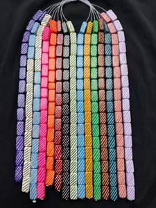 Mezcla de Cuentas de Resina Coloridas al por Mayor |   Cuentas de Resina con Patrón de Cubo Estrellado |   Cuentas para Hacer Joyería al por Mayor, 15 Colores en Caja - Product Image 2