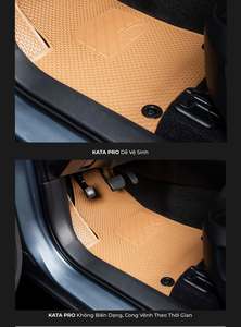 โรงงานขายส่งพรมปูพื้นรถยนต์ PVC ยี่ห้อ KATA PRO แบบกำหนดโลโก้เอง ตัดด้วยเครื่อง CNC อย่างแม่นยำ ทนทาน ลายจุดวงกลม รับผลิตแบบ OEM ODM - Product Image 6
