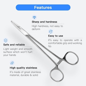 High Quality Manual Multi Color Rainbow Stainless Steel Mathieu <b>Needle</b> Holder 14cm for Holding Wire Stopping <b>Beads</b> - Product Image 5