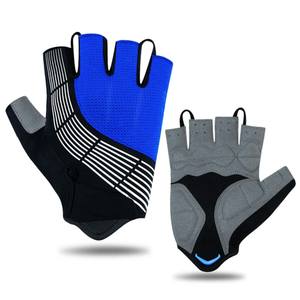 Gants de cyclisme économiques demi-doigts avec rembourrage respirant pour la paume, antidérapants, équipement de protection pour le sport, gants de course - Product Image 6