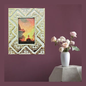 Marco de Fotos de Madera Antiguo y Rústico, Hecho a Mano, para Exhibición en Mesa, Decoración Clásica y Tradicional para el Hogar, Oficina o Sala de Estar - Product Image 5