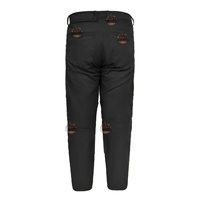 Pantalon de moto pour homme, noir, coupe-vent, textile, avec patchs logo, toutes saisons, équipement moto