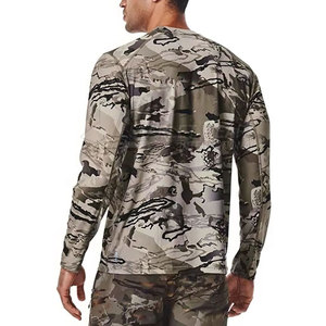 เสื้อยืดลายพรางระบายอากาศสำหรับล่าสัตว์ฤดูร้อน เสื้อยืดลายพรางแขนยาวผู้ชาย แห้งเร็ว เสื้อยืดแทคติคอลผู้ชาย - Product Image 4