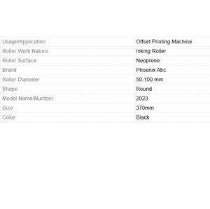 Rodillo de Goma de Impresión de Precisión, Rodillo de Transferencia de Tinta Duradero para Impresión Offset Profesional y Prensa Comercial - Product Image 5