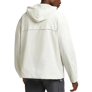 Custom Autumn Nylon Starter Front Pocket Zipper Hood <b>Jacket</b> <b>Light</b> Weight <b>Waterproof</b> Windbreaker Pullover <b>Jacket</b> for Men - Product Image 4
