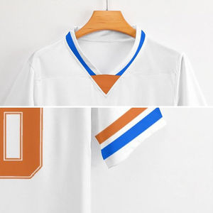 Jersey de Fútbol Americano Personalizado y Cosido, 100% Poliéster, Malla Sublimada, Personalizado para Equipo, Secado Rápido, Transpirable - Product Image 5