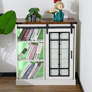 Mobile Moderno Minimalista per Cucina, Credenza da Parete per Soggiorno, Armadietti Vintage per Stoccaggio - Product Image 1