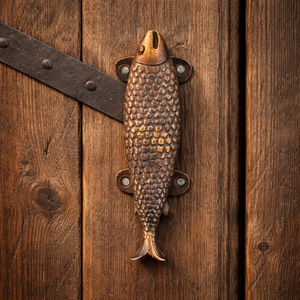 Poignées de meuble en laiton faites à la main en forme de poisson, poignées de tiroir vintage, poignées de porte de commode, vente en gros, fournisseur de quincaillerie pour meubles - Product Image 3