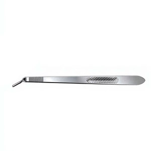Manche de scalpel n° Manche de couteau chirurgical médical réutilisable en acier inoxydable massif de 3L, à angle, avec poignée de précision - Product Image 2