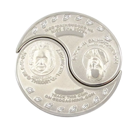 Pièce de monnaie personnalisée avec logo d'insecte et épinglette de puzzle, style chinois classique, design créatif, collectionnables innovants, sensation premium, potentiel viral